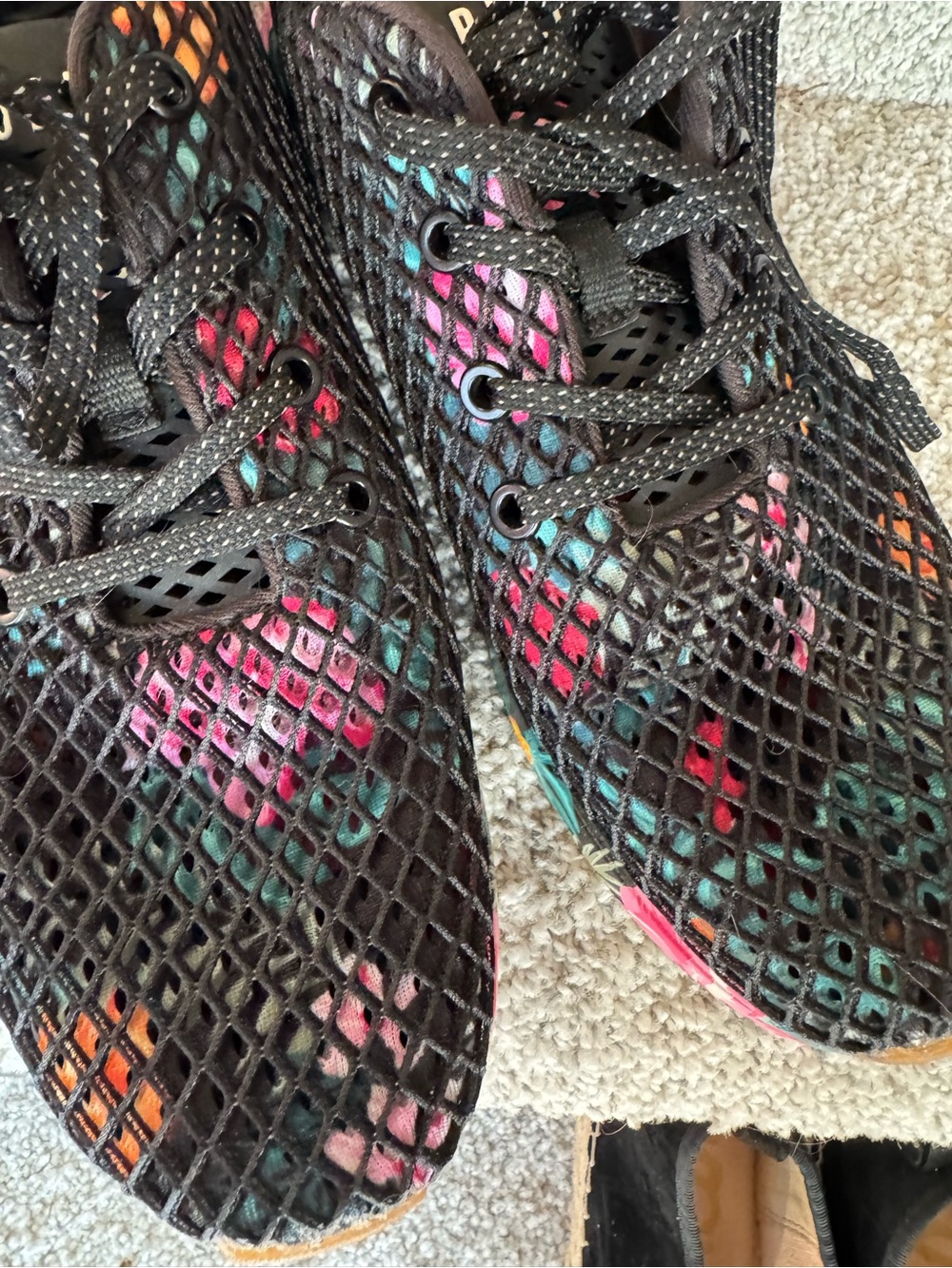 Nobull Floral Mesh Runner Midnight Tropical Womens 9 - Picture 7 of 7